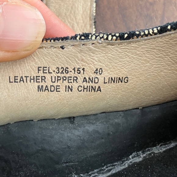 Alegria Paloma Mary jane shoes Black Embossed Floral Design size 40 - Picture 8 of 8